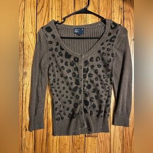 Cheetah print sweater